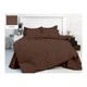 Простынь MirSon Бязь Premium 19-1217 Chocolate Perla 150х220 см (2200000953858) - изображение 1