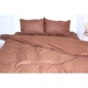 Простынь MirSon Бязь Premium 19-1217 Chocolate Perla 150х220 см (2200000953858) - изображение 3