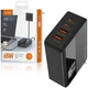 Сетевое зарядное устройство для телефона, ноутбука 65W GaN 2 USB-C + 2 USB-A Ldnio Черный (A4808Q) - изображение 1