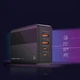 Сетевое зарядное устройство для телефона, ноутбука 65W GaN 2 USB-C + 2 USB-A Ldnio Черный (A4808Q) - изображение 12