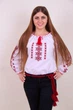 Вишиванка для дівчинки Veronika Ярина орнамент червоний 146 - изображение 3
