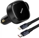 Автомобільний зарядний пристрій для телефона з шнуром Type-C т- Lightning, Baseus 2-in-1 Car Charger 30W (CGTX000001) - зображення 3