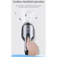 Автомобільний пилосос Usams US-ZB108-1 Mini Handheld Vacuum Cleaner Black (XCQZB10801) - зображення 5