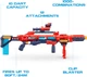 Швидкострільний бластер XSHOT 36351-2022 X-Shot Excel Regenerator Foam Blaster - зображення 5