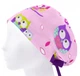 Медицинская шапочка женская HeadwearUniverse универсальная принт Совы на розовом - изображение 3