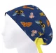 Медицинская шапочка женская HeadwearUniverse универсальная принт Бабочки на синем - изображение 3