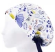 Медицинская шапочка женская HeadwearUniverse универсальная принт Бабочка цветы - изображение 3