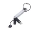 Брелок-адаптер Troika Walker USB MicroUSB метал Сірий HDSYR_1240 - зображення 1