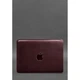 Кожаный чехол для MacBook 14 дюйм Бордовый Crazy Horse 4395593 - изображение 1