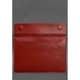 Кожаный чехол-конверт на магнитах для MacBook 15-16 дюйм Красный 4422466 - изображение 3