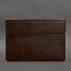 Кожаный чехол-конверт на магнитах для MacBook 14 Бордовый 4422509 - изображение 4