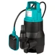 Насос дренажный садовый 0.75кВт Hmax 8м Qmax 233л/мин LEO AKS-751PWH (773248) 3920261 - изображение 2