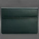 Шкіряний чохол-конверт на магнітах для MacBook 16 дюйм Зелений - зображення 4