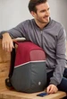 Рюкзак антизлодій з Rfid Topmove IAN352250 бордовий з чорним - зображення 2