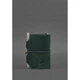 Кожаный блокнот (Софт-бук) 3.0 зеленый Crazy Horse 4043327 - изображение 4