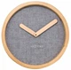 Часы настенные NeXtime Calm Grey Ø30 см Серый - изображение 1