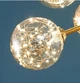 Люстра стельова LED AOC19/12AB+led-k Бронза 36х100х100 см. - зображення 6