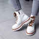Ботинки женские Fashion Chrisley 3467 36 размер 23,5 см Белый 4260756 - изображение 5