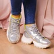 Черевики жіночі Fashion Rowan 2395 36 розмір, 23,5 см Срібло - зображення 4