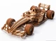 3D пазл Механический Veter Models Racer V3 гоночный болид деревянный конструктор - изображение 7
