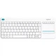 Клавіатура Logitech K400 Plus Touch Wireless White (920-007146) [79485] - зображення 1