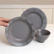 Тарелка обеденная MBM HOME 23 см Серая (KP-40 GRAY) - изображение 6