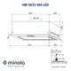 Вытяжка полновстраиваемая Minola HBI 5025 I/BL 400 LED - изображение 2