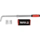 Ключ Yato для колес телескопический L-образный 1/2" (2 насадки: М17x19 и М21х23) l=385-530 мм (YT-08040) - изображение 1