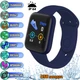 Смарт годинник Smart watch S68-4BL розумний браслет з крокоміром, лічильником калорій, функціями здоров'я Синій - зображення 1