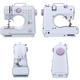 Швейная машинка Sewing Machine 505/1250 электрическая портативная строчки с реверсом педалью - изображение 8