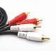 Аудио + видео кабель тюльпаны 2 x RCA AV 1.5 м (546684916) Черный - изображение 5