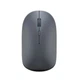 Беспроводная мышь Wiwu Dual WM104 с аккумулятором и Bluetooth (Type-C, USB 2.4 ГГц, компьютерная, бесшумная, для Macbook) - Темно- серый - изображение 1