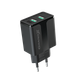 Мережевий зарядний пристрій Grand-X CH-15B (2xUSB 2.4A) Black - зображення 2