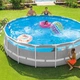 Каркасный бассейн Intex 26722 CLEARVIEW PREMIUM POOL 427х107см, Объем 12706 лит С фильтр-насосом, лестницей, тентом и подстилкой - изображение 3