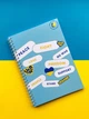 Еженедельник планер с надписями голубой патриотический А5 недатированный - изображение 1