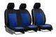 Авто чехлы для IVECO DAILY 2006-2011 еко кожа с алькантарой Pok-ter Exclusive 1+2 синий - изображение 1