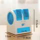 Кондиционер вентилятор с увлажнителем и ароматизатором Mini Fan HB-168 Синий - изображение 8