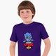Детская футболка Бравл Старс Леон Волк (Brawl Stars Leon Wolf) (25186-1014) 146-152 см Хлопок Фиолетовый - изображение 1
