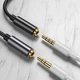 Переходник Type-C на наушники mini jack 3.5mm AUX BASEUS L54 (0.09m, DAC). Gray - изображение 3