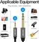 Аудіокабель 6.35мм-3.5мм TRS Vention Cotton Braided Gray Aluminum Alloy Type 3.5mm to jack 6.35mm (5m). Black - зображення 5