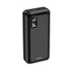 PowerBank HOCO Serenity digital display large capacity DB34B 30000mAh |2USB/Type-C, 2A| black - зображення 1
