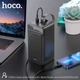 Портативний зарядний пристрій PowerBank Hoco DB31A з ліхтариком 80000мАг Чорний - зображення 8