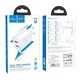 Сетевое зарядное устройство Hoco C103A з кабелем Micro USB Cable Courser Dual-Port Charger 2USB 2.1A White - изображение 9