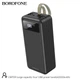 Портативний зарядний пристрій PowerBank Borofone DBT09 з ліхтариком 60000мАг Чорний - зображення 6