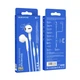 Наушники Borofone BM71 LIGHT SONG 3.5mm mini-jack White (BM71W) - изображение 3