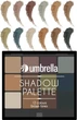 Палетка теней для век Umbrella Shadow Palette B Brown Tones 12 коричневых оттенков 20.7 г (3800200289239) - изображение 2