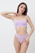 Безшовний топ на тонких бретелях Giulia CAMI TOP S/M Violet-orchid bloom, на тонких бретелях - зображення 2