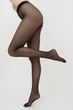 Колготки женские с блестящим швом впереди и надписью "PARTY" Giulia PARTY 20 (2) 2 Black-nero, эффектные с люрексом - изображение 3