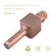 Мікрофон Magic Karaoke бездротовий зі світлодіодним підсвічуванням Bluetooth 25см Rose Gold (YS-68-RG) - зображення 10