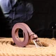 Отличный женский ремень из натуральной кожи Grande Pelle 21448 Розовый - изображение 6